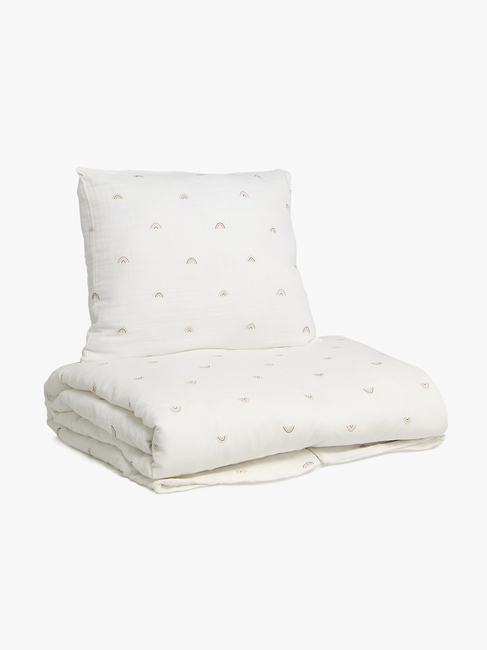 Alice & Fox AVIVA Bettwäsche Kinderbett 150x210, Weiß