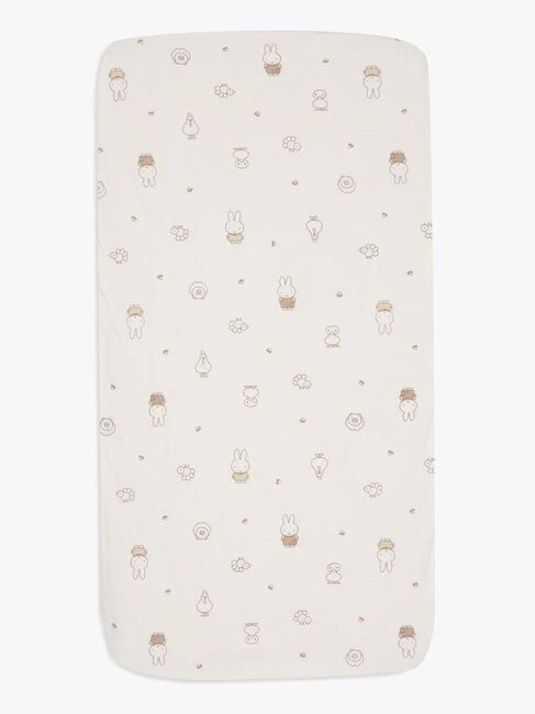 Jollein Spannbettlaken 40x80, Miffy Family Farm