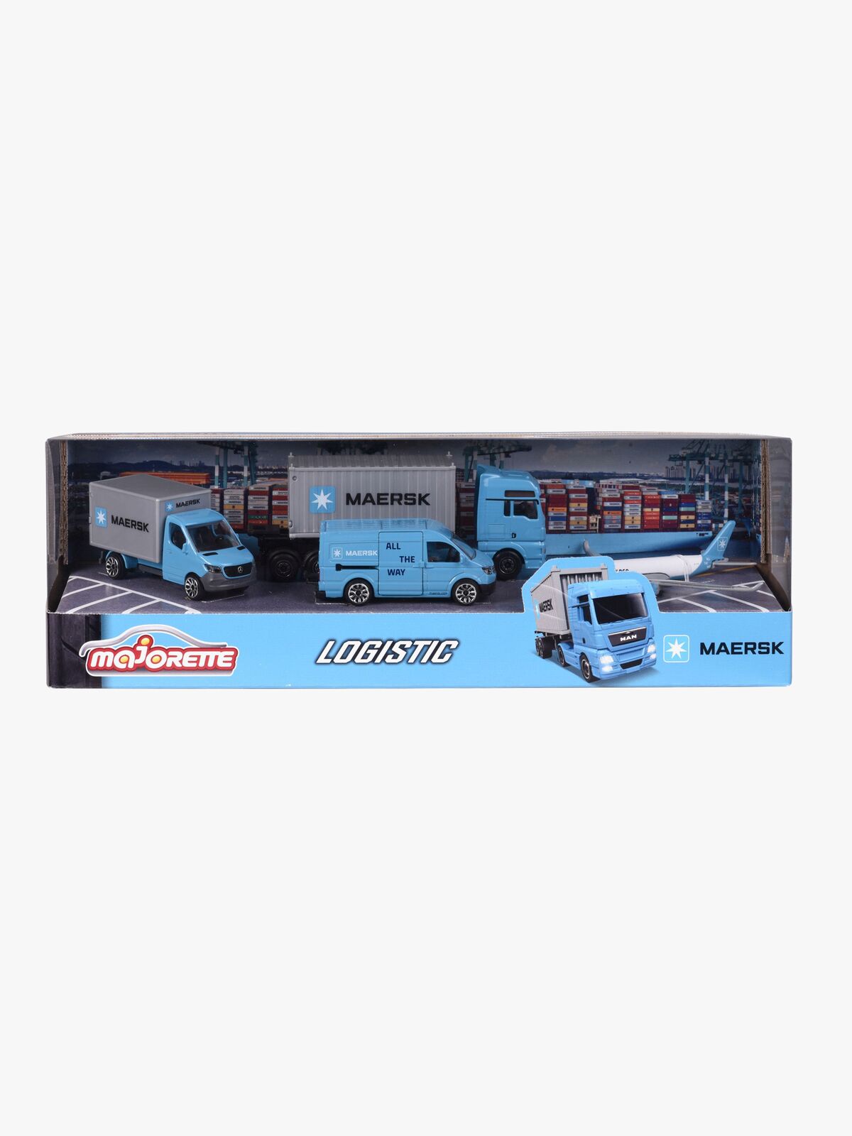 Majorette Maersk Geschenkpackung 4er-Pack