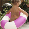 SUNNYLiFE Mini Schwimmring, Pool Party Magenta Stripe