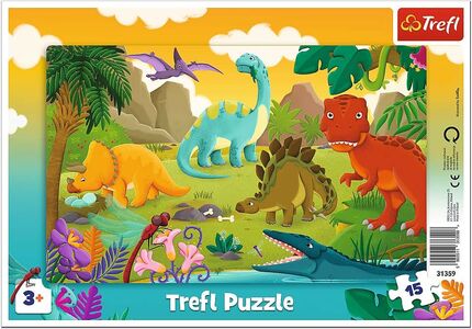 Trefl Puzzle Dinosaurier 15 Teile