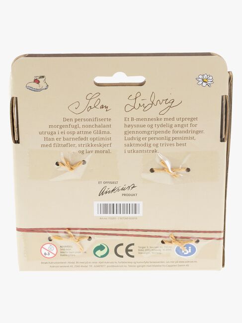 Flåklypa Figurenset Ludwig & Fabian 10 cm