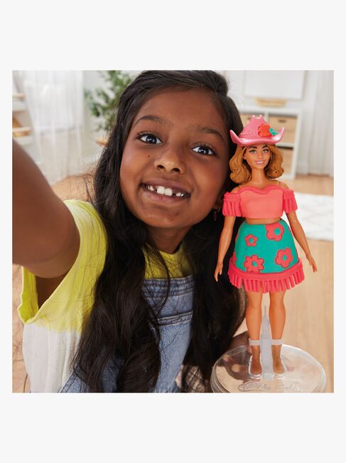 Play-Doh Barbie Knete Blumen und Fransen