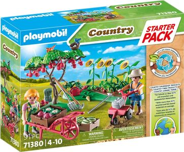 Playmobil 71380 Country Starter Pack Baukasten Gemüsegarten
