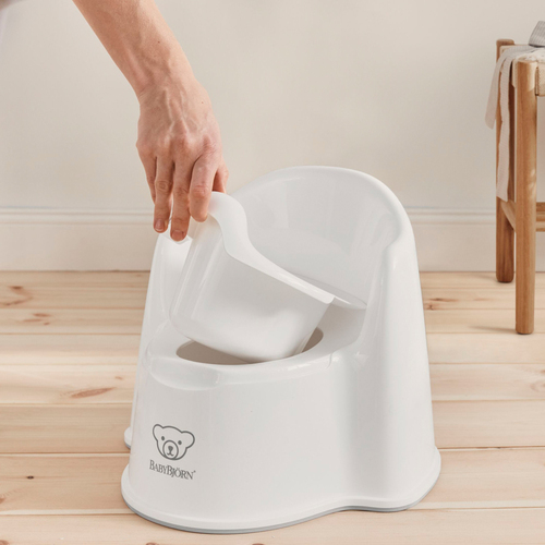 BabyBjörn Topfstuhl, White/Grey