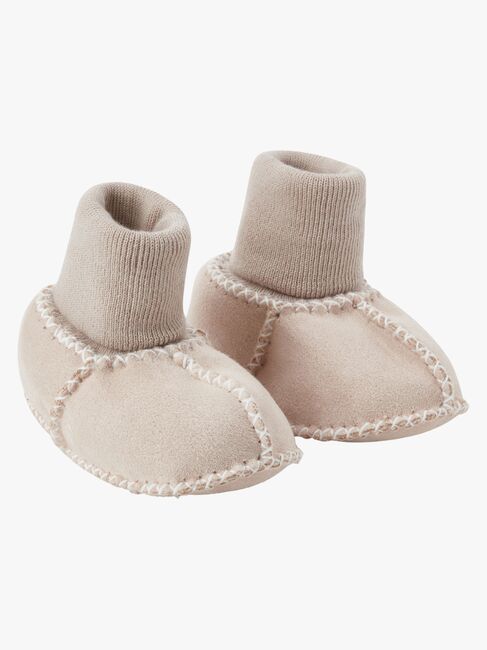 BabyMocs Cosy Mocs Überziehschuhe, Beige