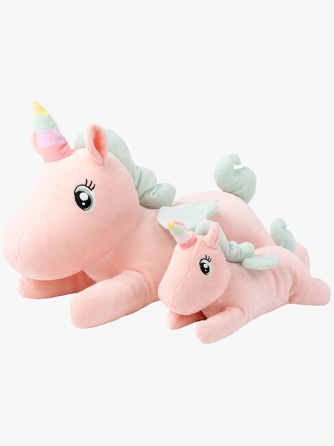 Teddykompaniet Plüschspielzeug Liegendes Einhorn 52 cm, Rosa