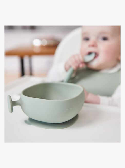 b.box Schüssel mit Deckel Silikon, Sage