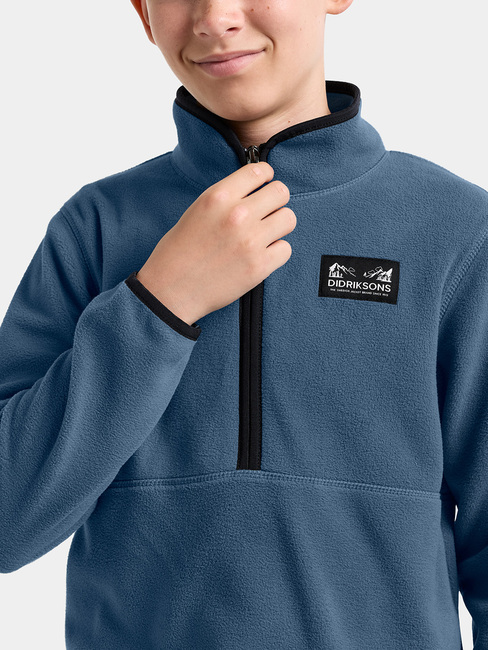 Didriksons Rubi Fleece-Pullover, Blue Fog