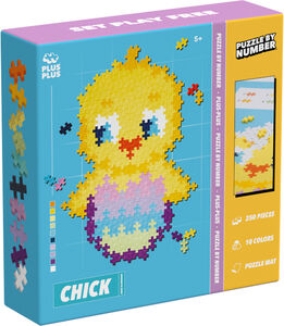 Plus-Plus Puzzle By Numbers Chick Bausatz 250 Teile