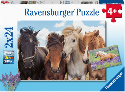 Ravensburger Puzzle Pferdefreunde 2x24 Teile