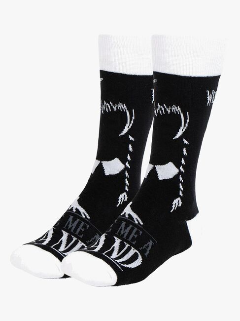 Wednesday Socken 3er-Pack, Schwarz