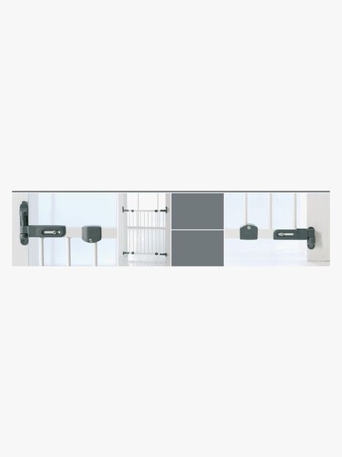 BabyDan Flexi Fit Schraubgitter Metall, Weiß