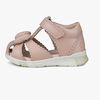Ecco Mini Stride Sandalen, Rose Dust/Spray Metallic