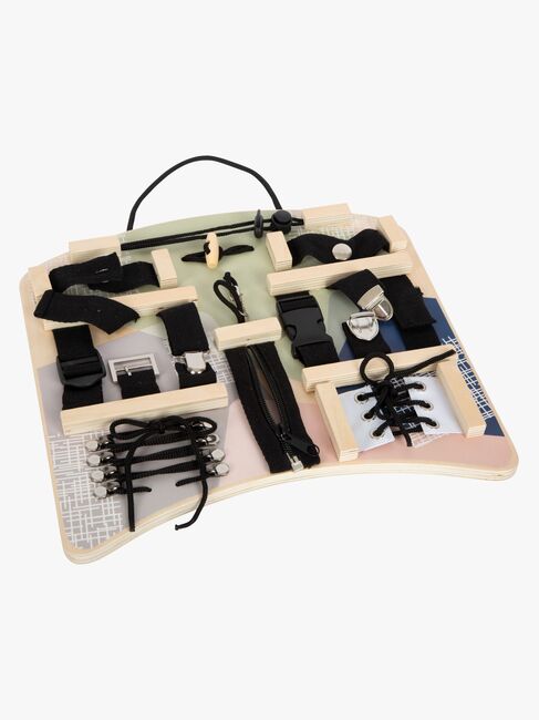 Small Foot Motorikbrett mit Verschlüssen und Schnürsenkeln