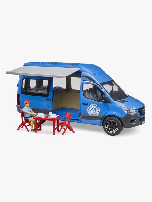 Bruder MB Sprinter Camper mit Zubehörteile