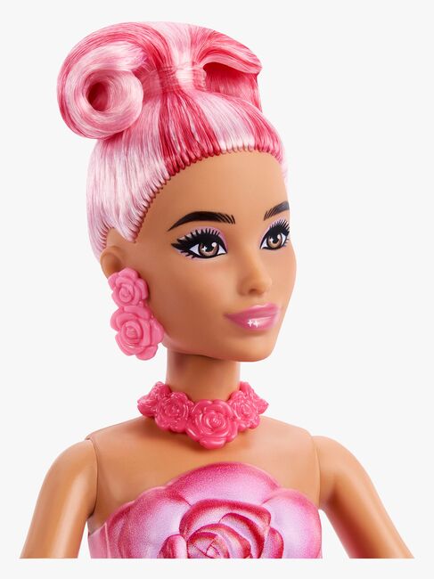 Barbie Petal Pop Flower Surprise Puppe Rose, Rot