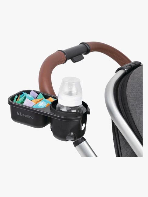 Beemoo Snack-Tablett für Kinderwagen, Black