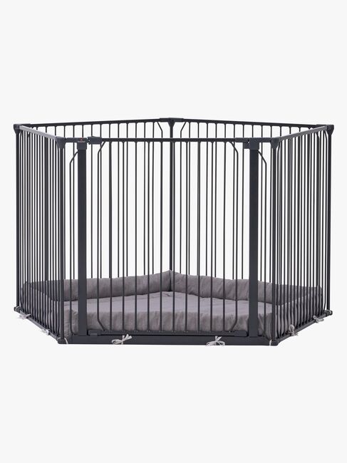 BabyDan CombiFit 5-seitiges Laufgitter, Schwarz