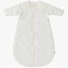 Jollein Schlafsack mit abnehmbaren Ärmeln Rund 90 cm, Rib Ivory