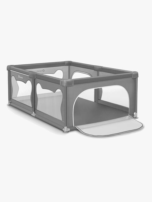 Lionelo WILLOW Laufgitter  für Kinder & Babys, Grey Concrete