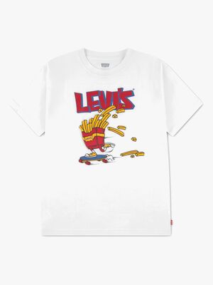 Levi's LVB Fries On The Loose T-Shirt, Bright White