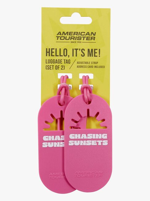American Tourister Fun Tags Gepäckanhänger 2er-Pack, Chasing Sunsets
