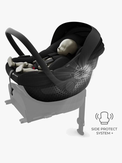 Kinderkraft I-LITE Babyschale, Graphite Black