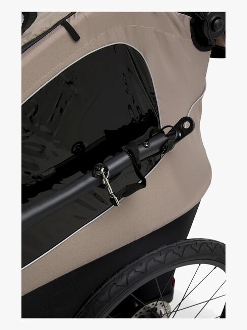 Beemoo Activity Sport Fahrradanhänger, Beige