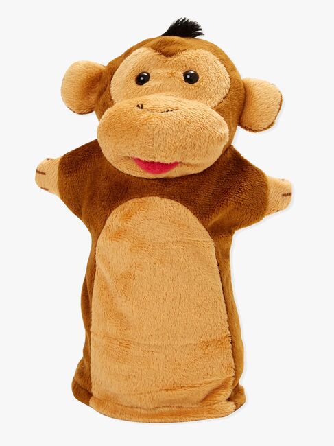 Melissa & Doug Handpuppen Kuscheltiere Zoo, 4 Stück