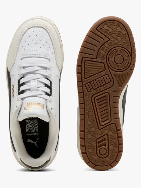 Puma Shuffle Downtown Lo OG Jr Sneaker, White/Black