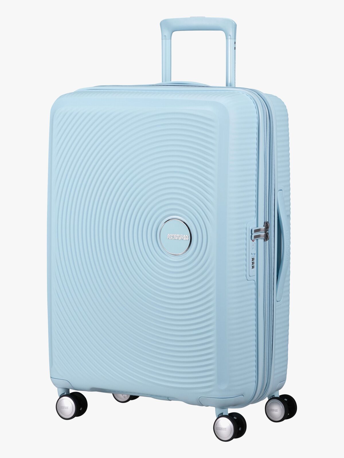 American Tourister Soundbox Spinner Reisekoffer 71,5L, Pastel Blue