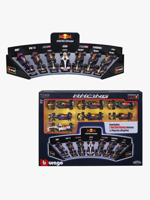 Bburago F1 Red Bull Deluxe Geschenkset mit Autos & Display 1:43