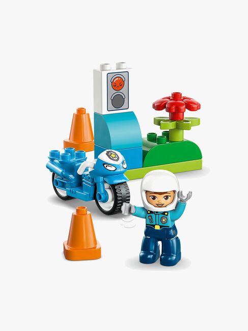 LEGO DUPLO Town 10471 Blaues Polizeimotorrad