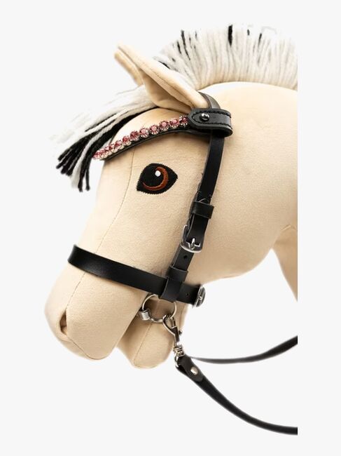 My Hobby Horse Stirnband mit Steinen, Schwarz Rosa