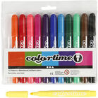 Colortime Doppelfilzstift Standardfarben 12 Stück