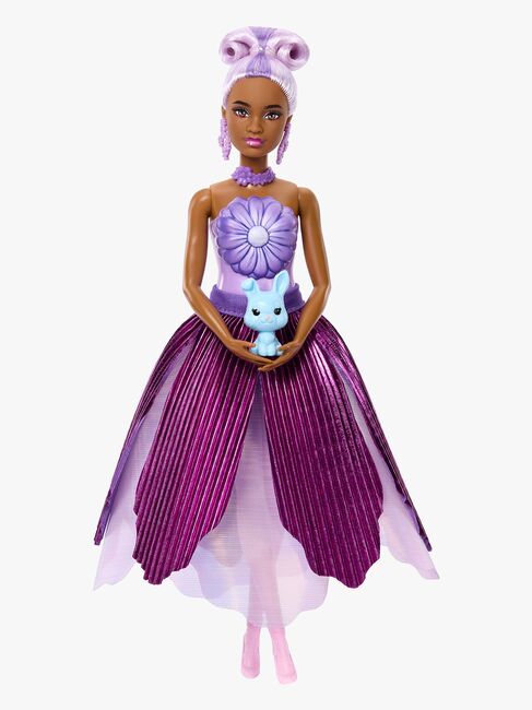 Barbie Petal Pop Flower Surprise Puppe Gänseblümchen, Lila