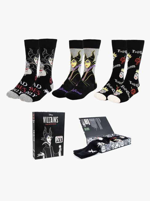 Disneys Villains Socken 3er-Pack, Schwarz