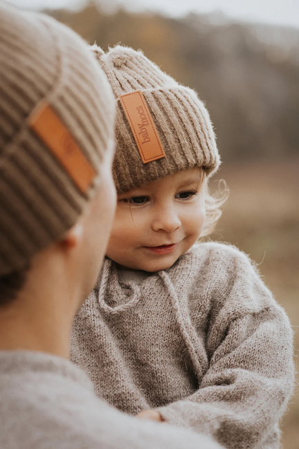 BabyMocs Strickmütze, Greige