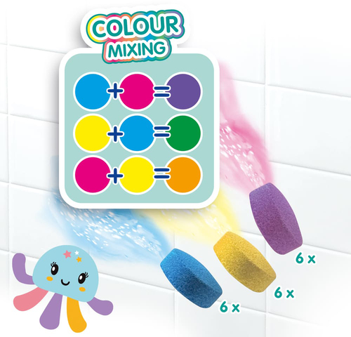 SES Creative Badespielzeug Tintenfisch mit Badefarben