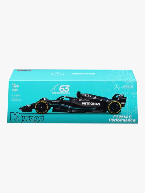 Bburago Mercedes W14 F1 Rennauto 2023 Russell 1:24