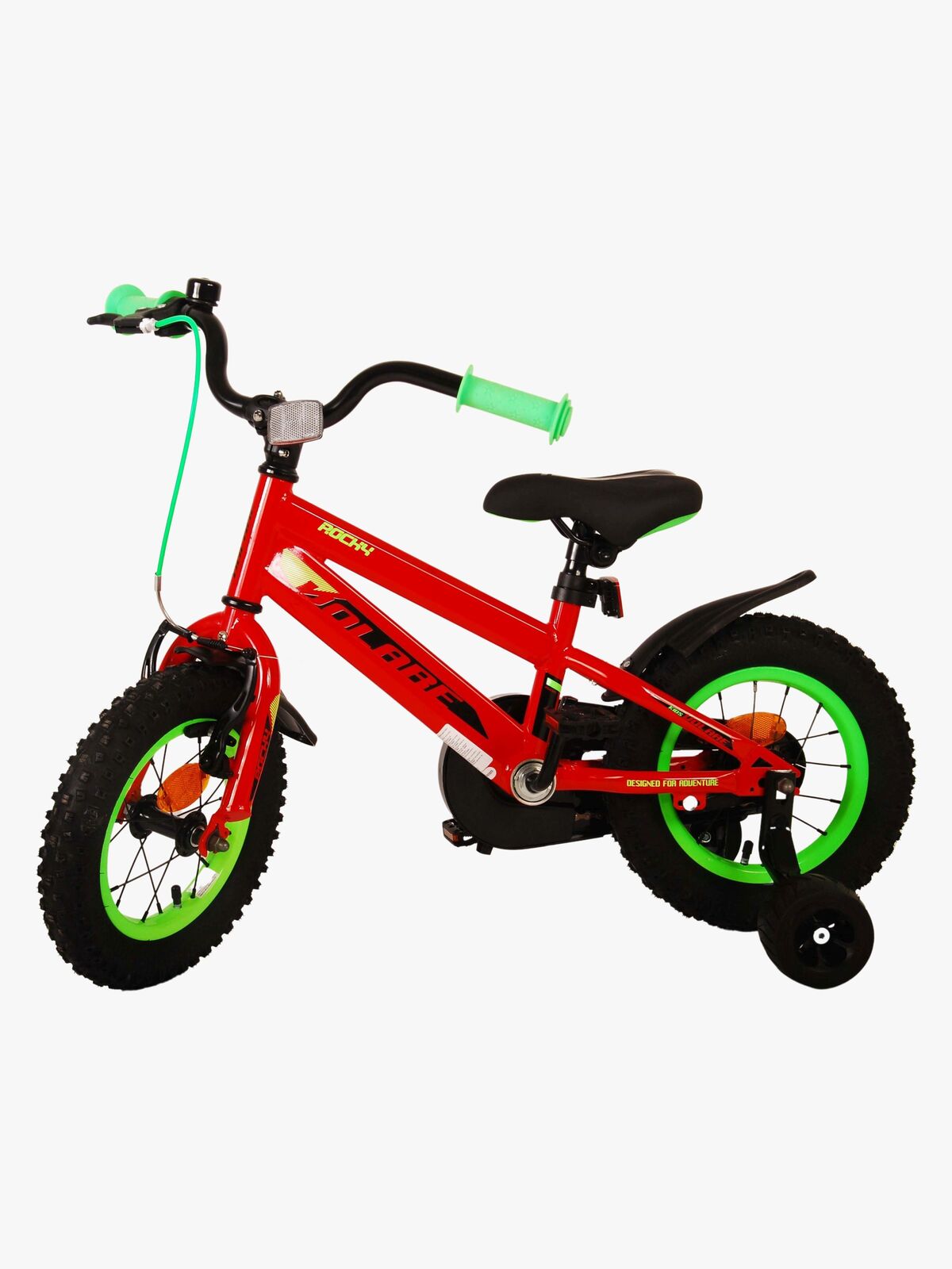 Volare Rocky Fahrrad 12 Zoll, Rot