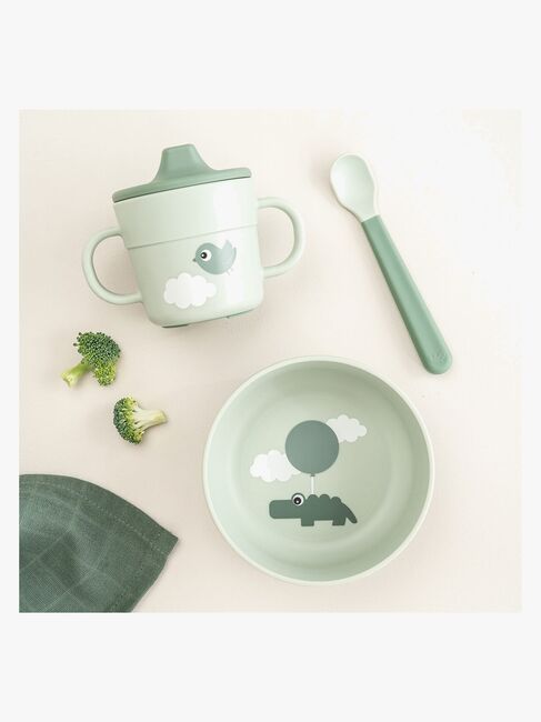 Done By Deer Foodie Geschirr-Set Happy Clouds, Green