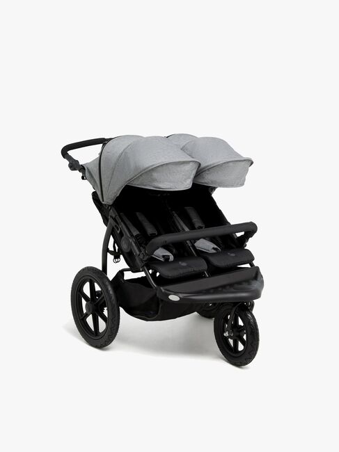 Beemoo Activity Twin Geschwisterwagen, Black/Dark Grey