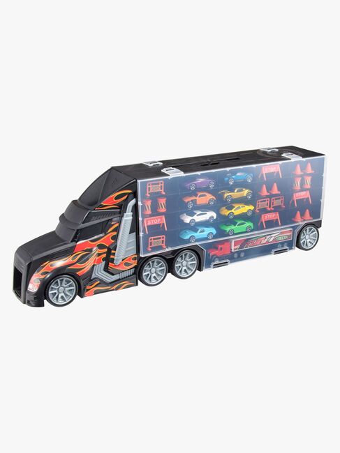 Teamsterz Metro City Spielset Auto Transporter mit 8 Autos