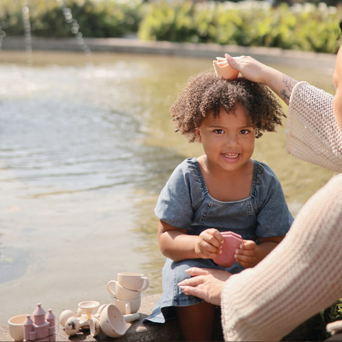 Mushie Badespielzeug Prinzessin 4er-Pack