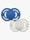MAM Perfect Schnuller Silikon 2er-Pack 16-36m, Blau