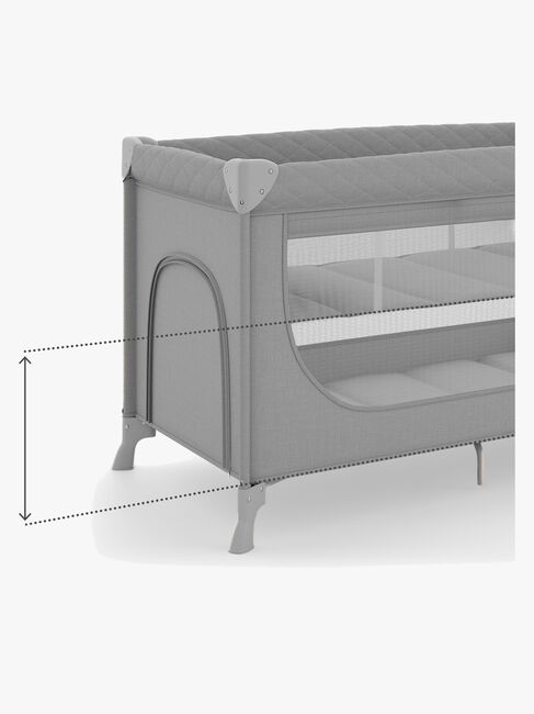 Kinderkraft LEODY UP Reisebett, Grey