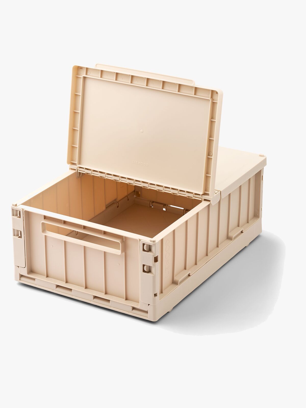 LIEWOOD Weston Aufbewahrungsbox mit Deckel & Rädern, Sandy