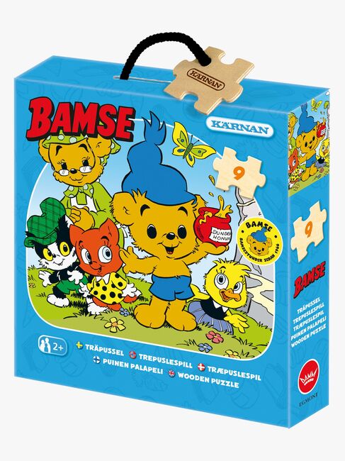 Egmont Kärnan Bamse Holzpuzzle Als Bamse klein war, 9 Teile